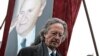 SERBIA - Peter Handke is seen before his speach at the rally just before the funeral of late Serbian leader Slobodan Milosevic,in his native town of Pozarevac, Saturday, March 18 2006