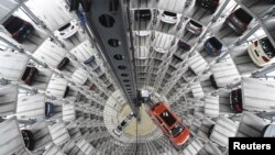 Un turn de livrare la fabirca de la Wolfsburg