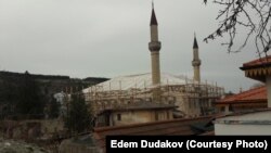 Реставрационные работы в Ханском дворце. Бахчисарай, декабрь 2017 года