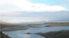 Кировское водохранилище на кыргызско-казахской границе.