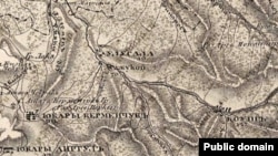 Олы Сала авылы, 1842 ел харитасы