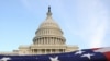 U.S. -- A US flag is displayed in front of the Capitol during a Flag Ceremony hosted by the Tea Party Patriots in Washington, DC, 02Nov2010