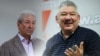 Адахан Мадумаров менен Азимбек Бекназаров.