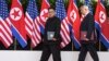 Кім Чен Ин і Дональд Трамп 12 червня у Сінгапурі із підписаним документом після зустрічі
