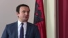 Former prime minister of Kosovo, Albin Kurti during an interview for RFE.