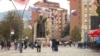 Zastava Srbije i Rusije u Severnoj Mitrovici