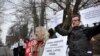 Protest protiv rehabilitacije Milana Nedića, Beograd, 7. decembar 2015. 