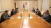 Արցախի նախագահ Արայիկ Հարությունյանն ընդունում է Հայաստանի արտգործնախարար Արա Այվազյանին, Ստեփանակերտ, 5-ը հունվարի, 2021թ․