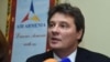 Armenia - Vladimir Bobylev of Ukraine's East Prospect Fund at a news conference in Yerevan, 19Dec2014.
