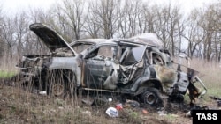 Автомобиль мониторинговой миссии ОБСЕ