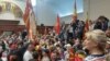 Скопје - Демонстрантите од иницијативата „За заедничка Македонија“ влегоа во Собранието на Македонија на 27.04.2017