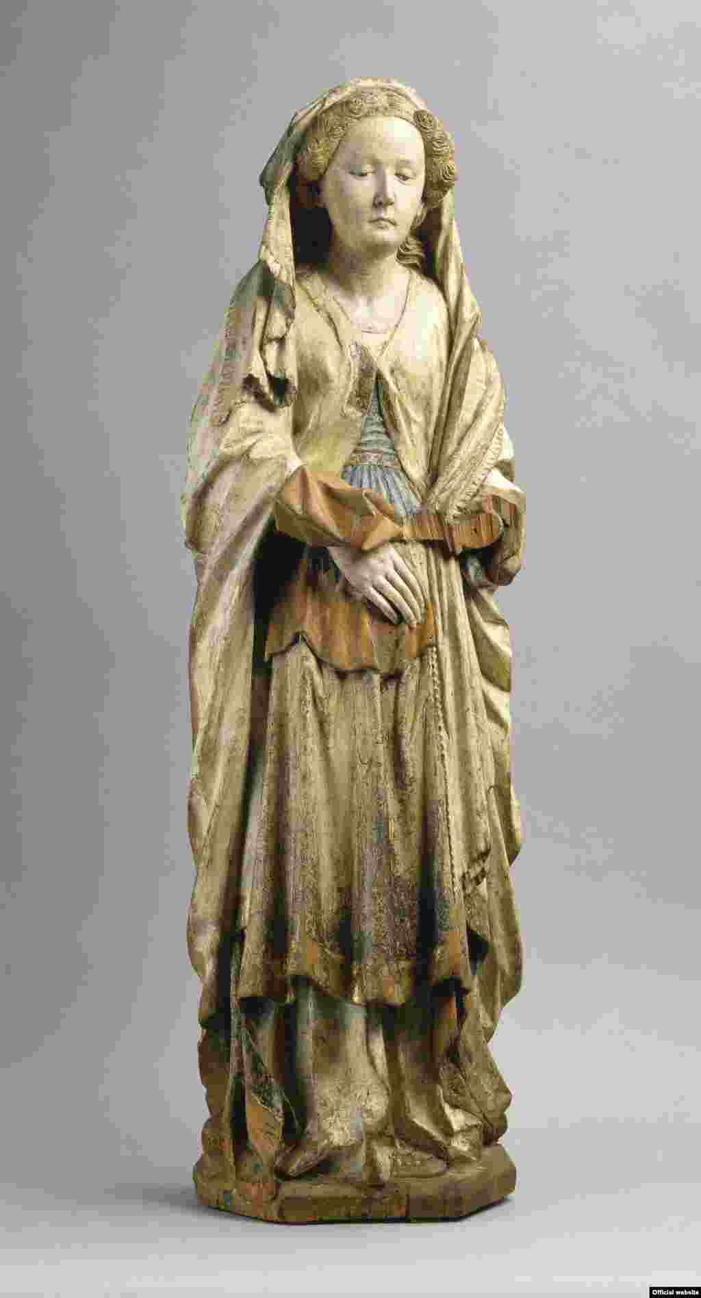 Hans Multscher (cca. 1400–1467) Sf. Maria Magdalena, cca. 1465 ªLiebieghaus Skulpturensammlung, Frankfurt am Main. Photo: Liebieghaus Skulpturensammlung – ARTOTHEK).