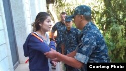 Фотография Гульнары Каримовой, которая была распространена ее адвокатом 16 сентября 2014 года.