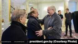 Пакистанскиот премиер Шехбаз Шариф и белорускиот лидер Александар Лукашенко во Минск на 10 април 2025 година