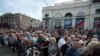 Прощание с Захарченко в центре Донецка