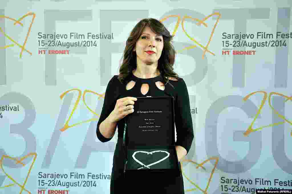 Gruzijska režiserka Tinatin Kajrishvili uručiće Srce Sarajeva za najbolju glumicu Marii Kitii, glumici koja je ostvarila ulogu u njenom ostvarenju "Nevjeste"