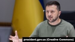 Ukrajinski predsjednik Volodimir Zelenski na konferenciji za medije 17. avgusta 2022.