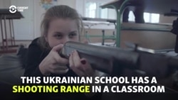 'Future Warriors': Ukrainian Students Schooled On Warfare