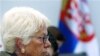 Carla Del Ponte prilikom posete Beogradu u junu 2007. godine. Arhivski snimak.