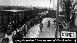 Сбор советских остарбайтеров в Ковеле, архив