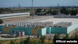 Месца захоўваньня адпрацаванага паліва на Запароскай АЭС. Архіўнае фота