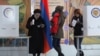 Armenia - Voting in a Yerevan polling station on constitutional changes put forward by President Serzh Sarkisian, 6Dec2015.