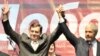 Milorad Dodik i Boris Zadić na predizbornom skupu SNSD-a u Doboju, 29.septembra