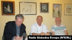 Božo Kijac (lijevo), Ratko Pejanović (sredina), Milan Jovičić (desno), foto: Mirsad Behram