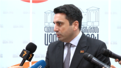 Вице-спикер Национального cобрания Ален Симонян, 28 апреля 2020 г.
