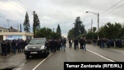 მძღოლების საპროტესტო აქცია ზუგდიდში