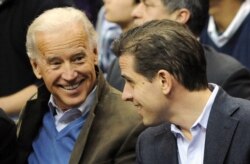 Joe Biden cu fiul său Hunter Biden.