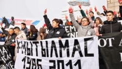 «Ойгон, Казакстан» жарандык кыймылынын митинги. 16-декабрь, 2019-жыл