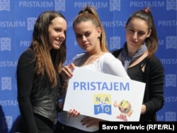 Podgorica: Promocija NATO integracija - april 2011.