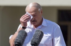 Олександр Лукашенко під час виступу на «анти-Майдані». Мінськ, 16 серпня 2020 року