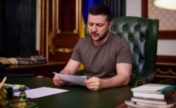 Predsjednik Ukrajine Volodimir Zelenski u Kijevu, 25. mart 2022.