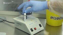 Armenia -- Coronovirus testing at a hospital in Yerevan, April 7, 2020.