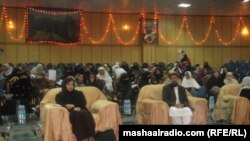 ننګرهار کې د سولې ليپاره د مېرمنو جرګه. ۰۲/۰۲/۲۰۱۴