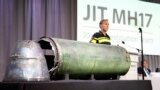 MH17 uçaryna garşy atylan "Buk" raketasynyň bir bölegi. 24-nji maý, 2018 ý.