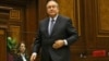 Armenia - Armen Sarkissian is seen in the parliament moment after being elected Armenia's next president, 2 March 2018.
