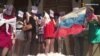 «Артистів-рашистів – за парєбрік» – театралізована акція під Мінкультом