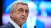 France - President Serzh Sarkisian speaks at the Council of Europe Parliamentary Assembly in Strasbourg, 24 January 2018.