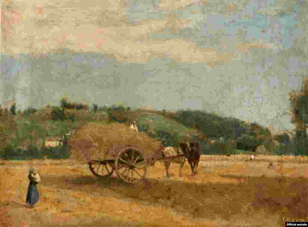 Camille Corot (1796–1875) Scenă de recoltă, f.d.