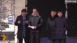 Акмәчеттә Путин яклы кырымтатарлар җыелды