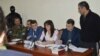Дильхам Аскеров и Шахбаз Гулиев в суде (архив)