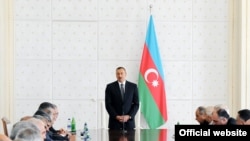 Azerbaijan -- President Ilham Aliyev presides over a Cabinet meeting, 13Jul2010
