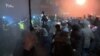 Сутичка протестувальників та поліції під МВС (відео)