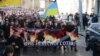Студентська хода у Львові на честь третьої річниці Майдану (відео)