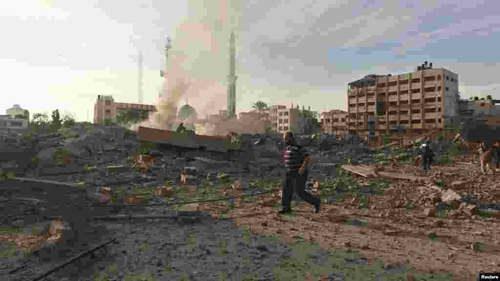 Palestina - Gaza, 21. novembar 2012. Foto: REUTERS / Mohammed Salem