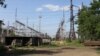 Луганская ТЭС в городе Счастье
