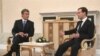 Russian President Dmitry Medvedev (left) and Ukrainian President Viktor Yushchenko (photo illustration)